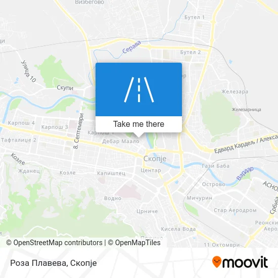 Роза Плавева map