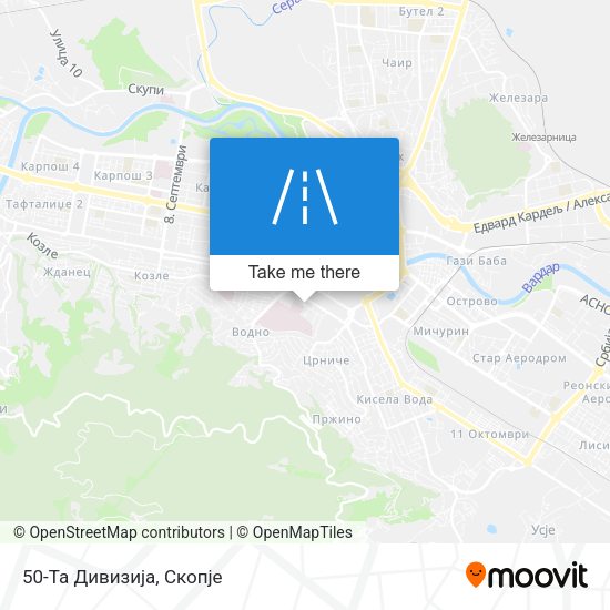 50-Та Дивизија map