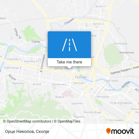 Орце Николов map