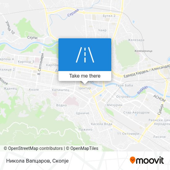 Никола Вапцаров map