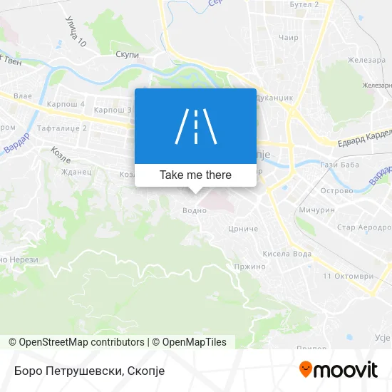 Боро Петрушевски map