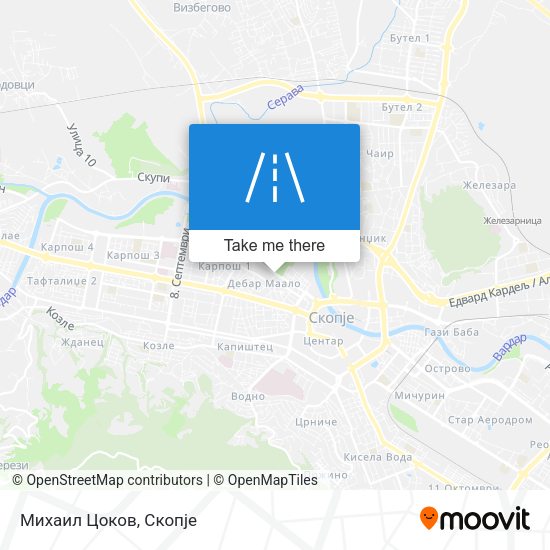 Михаил Цоков map