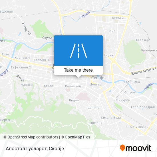 Апостол Гусларот map