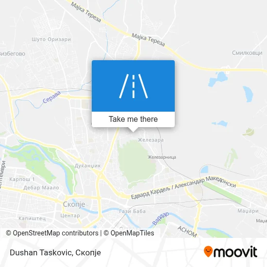 Dushan Taskovic map