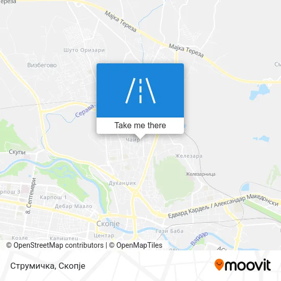 Струмичка map