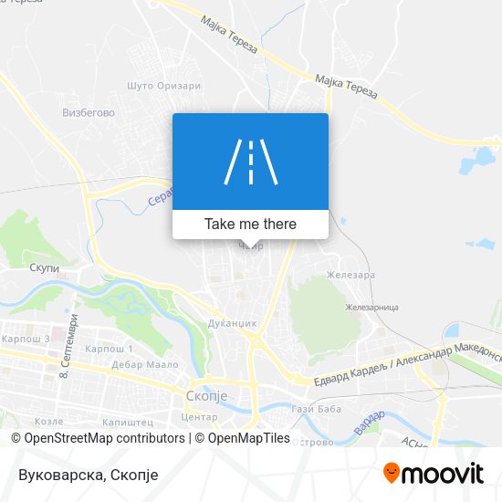 Вуковарска map