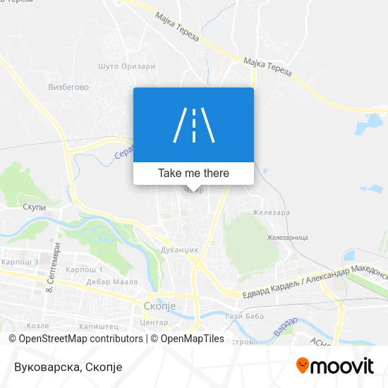 Вуковарска map