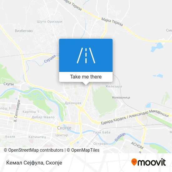 Ќемал Сејфула map
