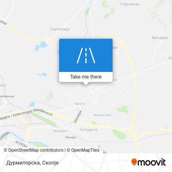 Дурмиторска map