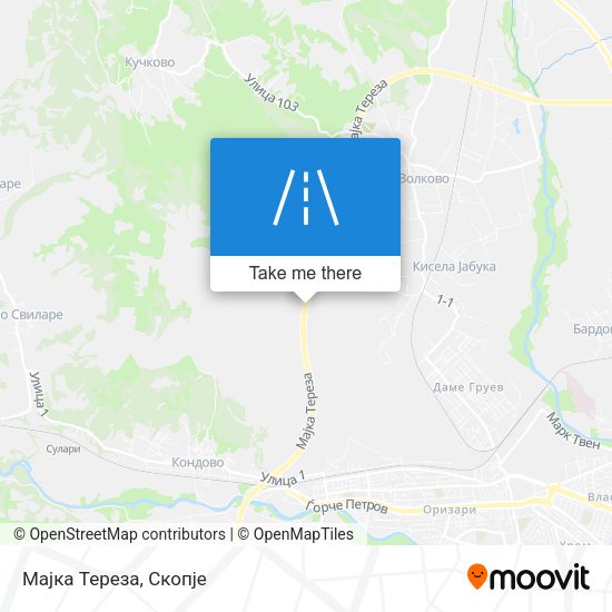Мајка Тереза map