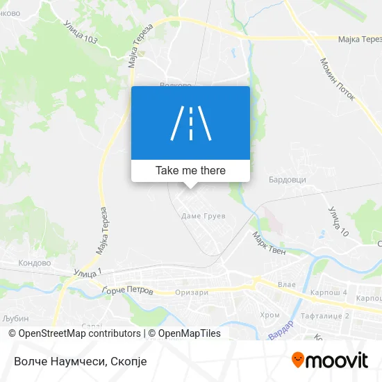 Волче Наумчеси map