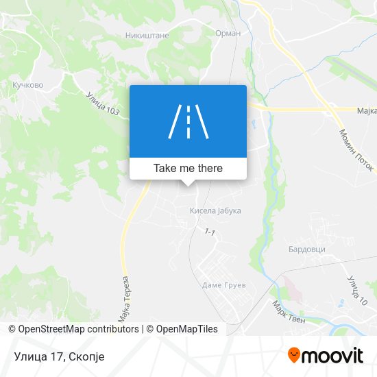 Улица 17 map