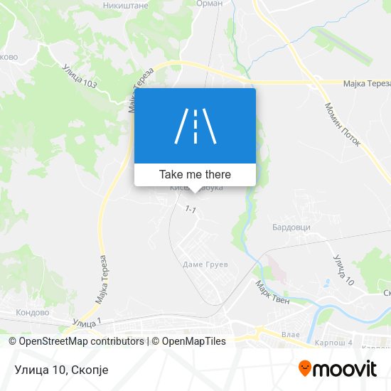 Улица 10 map
