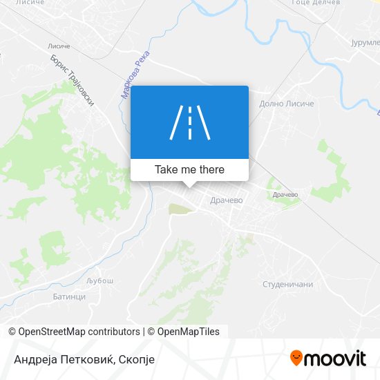 Андреја Петковиќ map