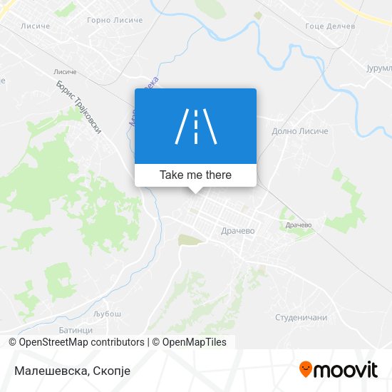 Малешевска map