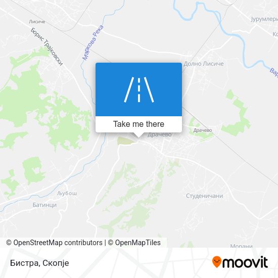 Бистра map