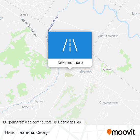 Ниџе Планина map