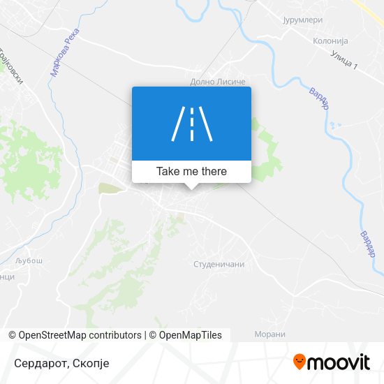Сердарот map