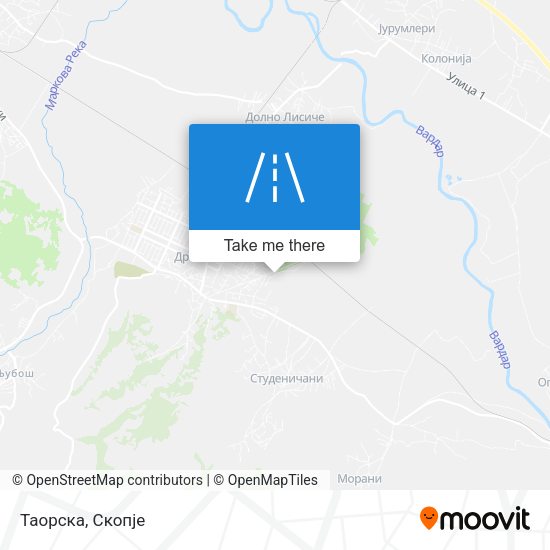 Таорска map