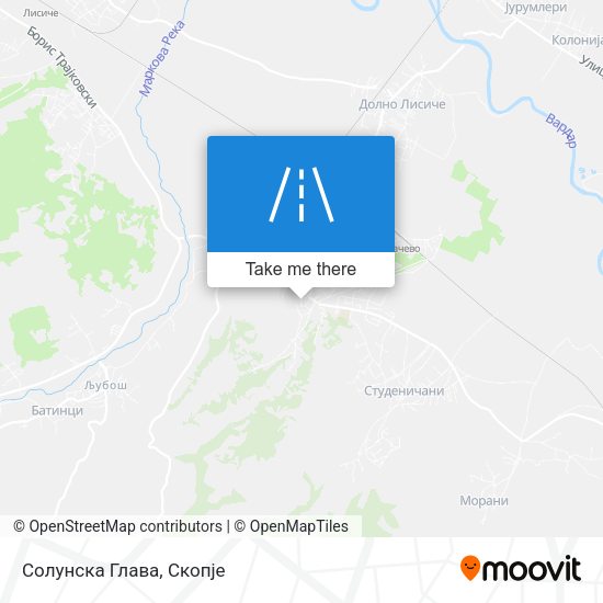 Солунска Глава map