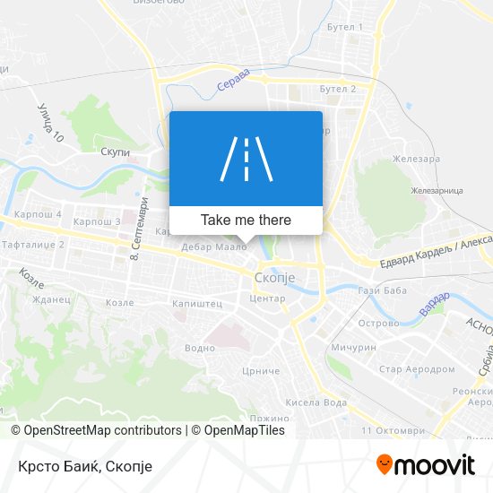 Крсто Баиќ map