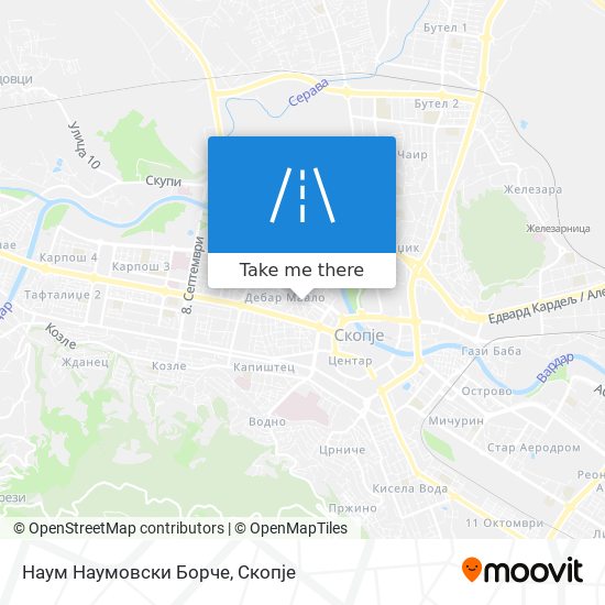 Наум Наумовски Борче map