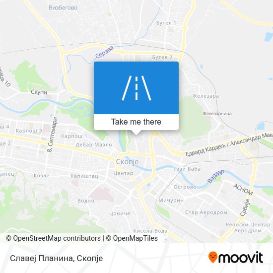 Славеј Планина map