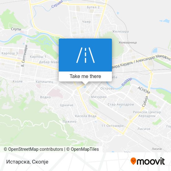 Истарска map