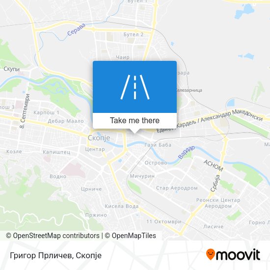 Григор Прличев map