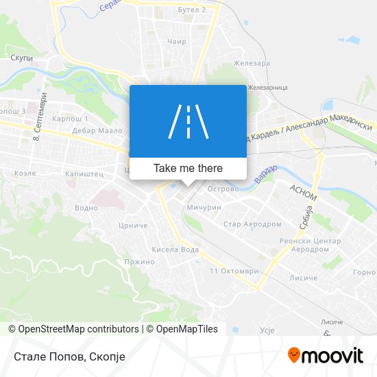 Стале Попов map
