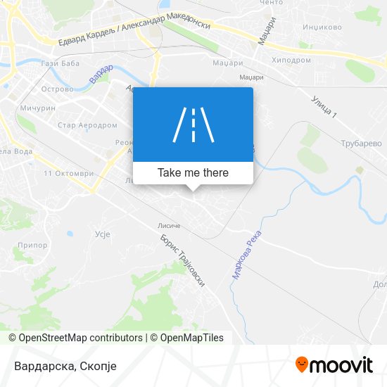Вардарска map