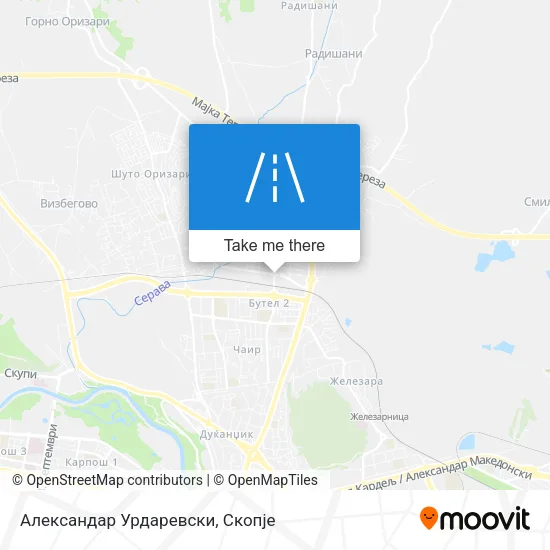 Александар Урдаревски map