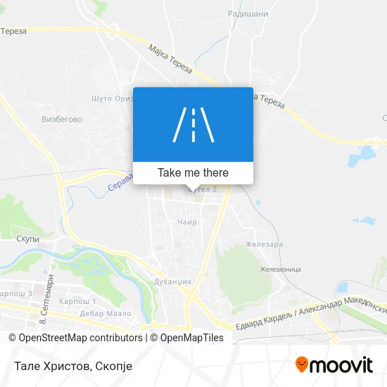 Тале Христов map