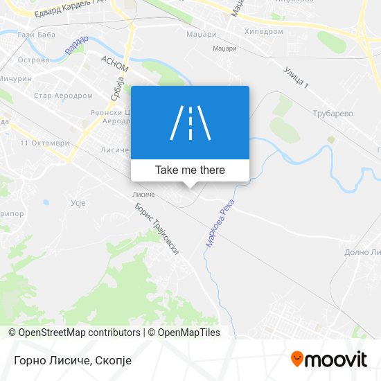 Горно Лисиче map