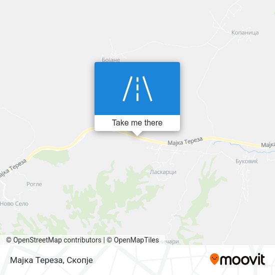 Мајка Тереза map