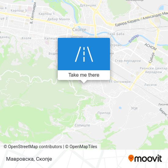 Мавровска map