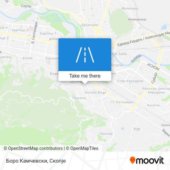 Боро Камчевски map