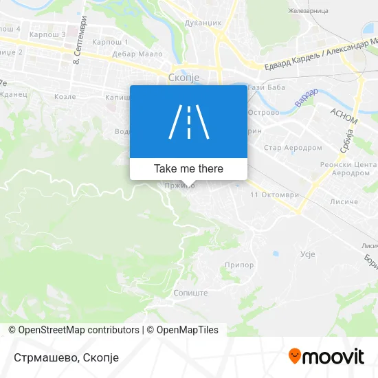 Стрмашево map