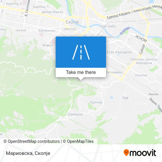 Мариовска map