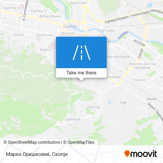 Марко Орешковиќ map