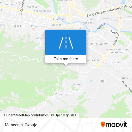 Малесија map