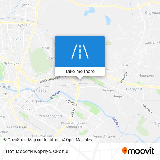 Петнаесети Корпус map