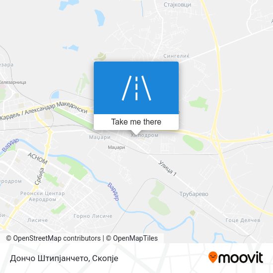 Дончо Штипјанчето map