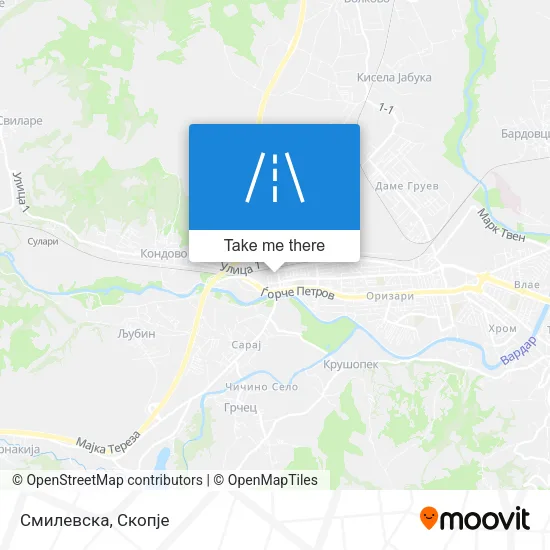 Смилевска map
