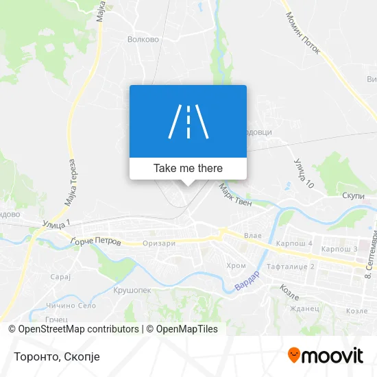 Торонто map