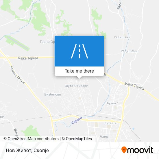 Нов Живот map