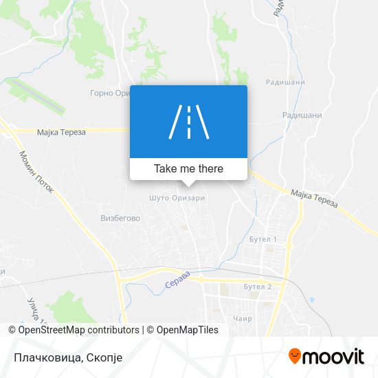 Плачковица map