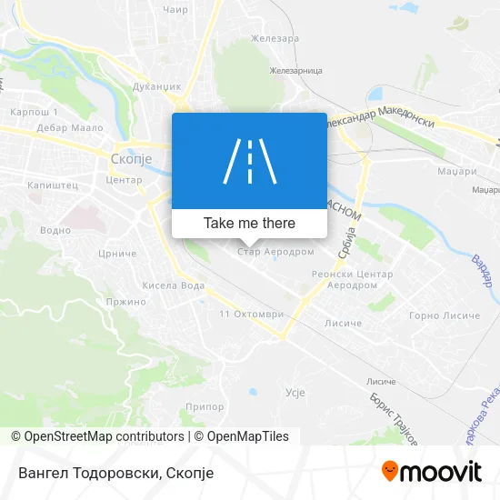 Вангел Тодоровски map