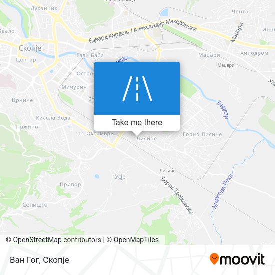 Ван Гог map