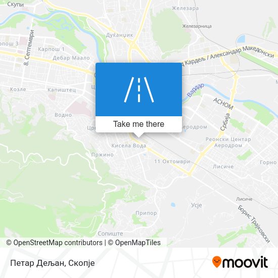 Петар Дељан map